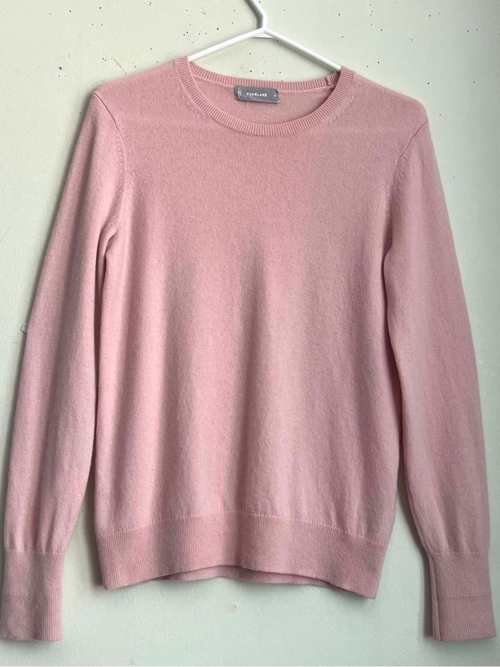 Everlane Light Pink Crewneck Sweater